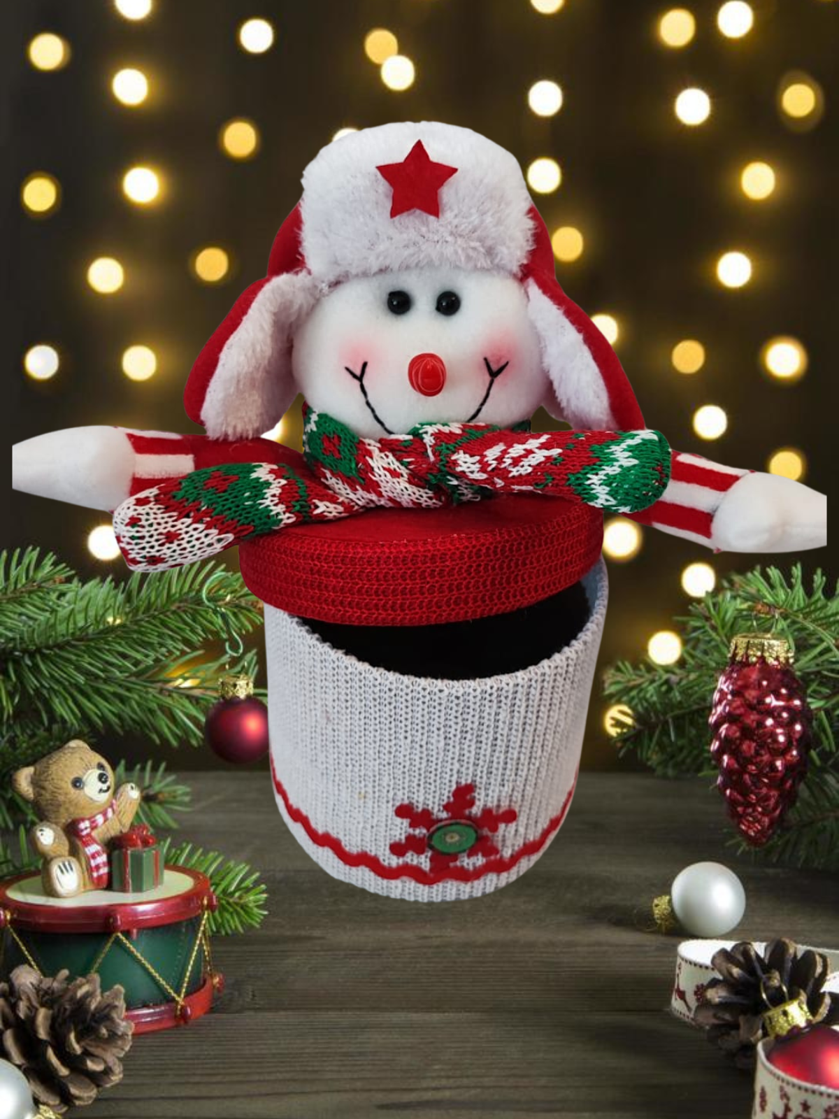 CAJAS DECORATIVAS NAVIDEÑAS