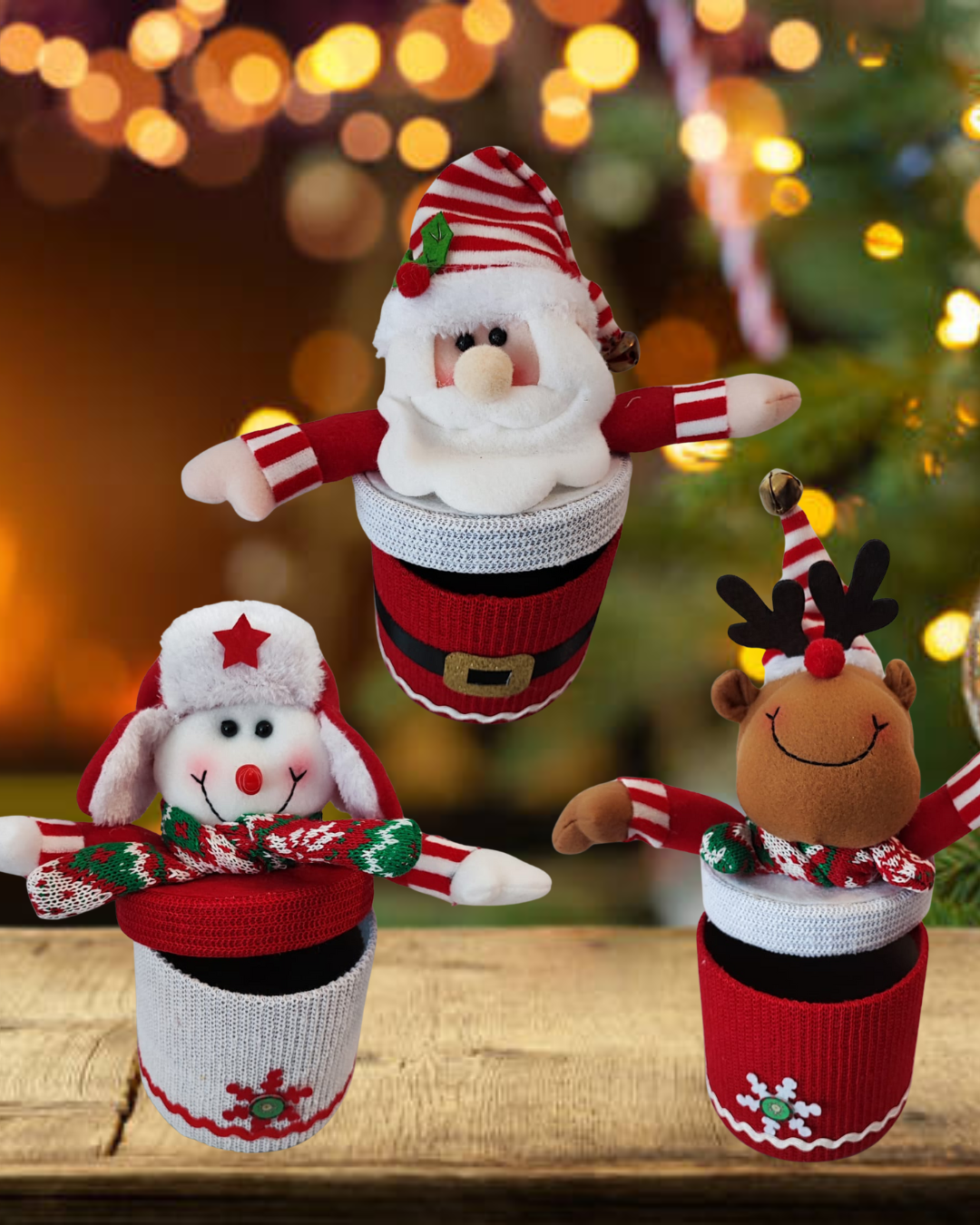 CAJAS DECORATIVAS NAVIDEÑAS